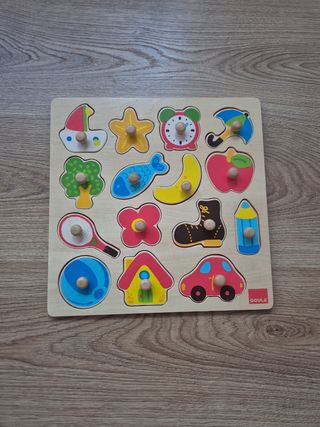 Puzzle infantil de madera Goula