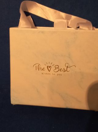 Caja regalo niña - Abalorios dorados