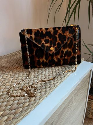Bolso clutch animal print