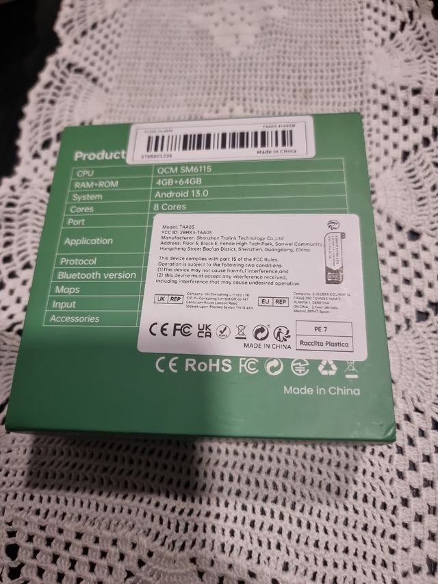 Android AI Box Carplay inalámbrico 4 Ram 64 Rom