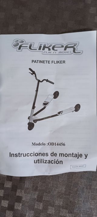 Patinete Fliker 3 ruedas