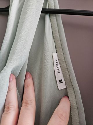 Vestito lungo verde Terranova