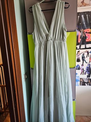 Vestito lungo verde Terranova