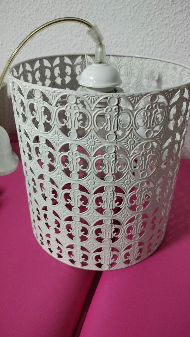 Lámpara de techo metálica