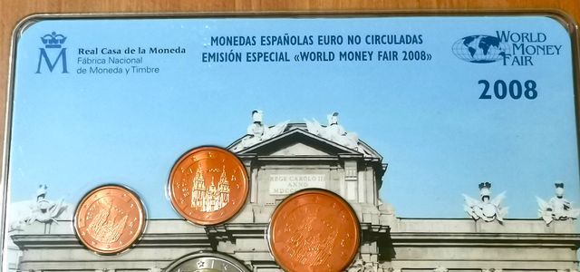 Euro set España 2008 - World Money Fair.