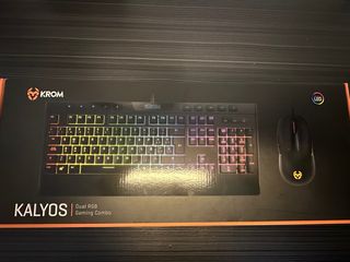 Krom Kalys Dual RGB Gaming Combo - NUEVO