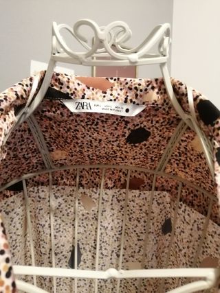 Camisa Zara estampado terrazo
