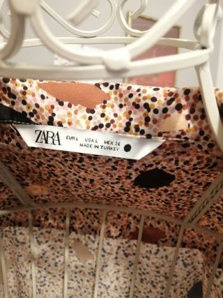Camisa Zara estampado terrazo