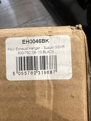 Soporte escape RG Suzuki GSXR 600/750