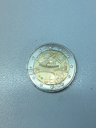 Moneda 2 euros JJOO Paris 2024 Paralímpicos