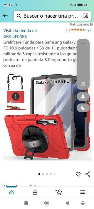 Funda protectora tablet 360º