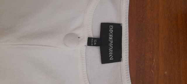 Golfino bianco Armani