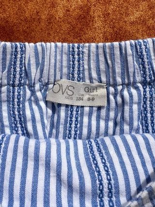 Gonna OVS a righe con fiocco Taglia 8/9 anni
