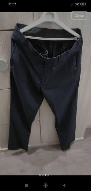 Traje Massimo Dutti Azul Gris - Talla 20