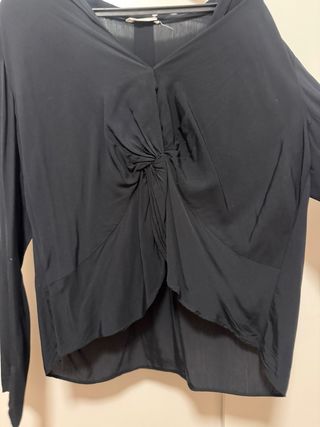 Blusa negra Mango - Talla única
