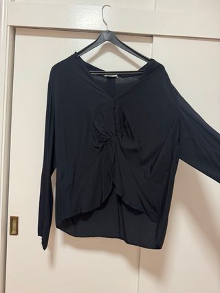 Blusa negra Mango - Talla única