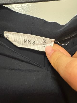 Blusa negra Mango - Talla única