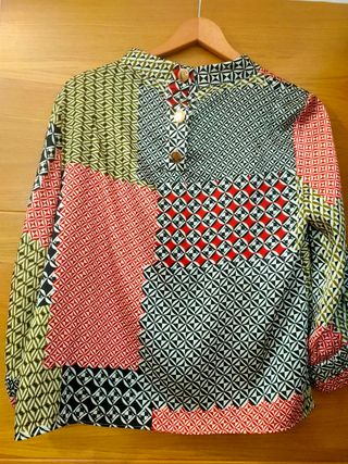 Blusa Zara multicolor talla M