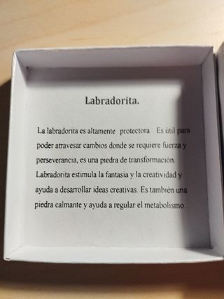 Pulsera Labradorita - Joya Gris moteada