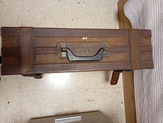 Maleta madera vintage decoración