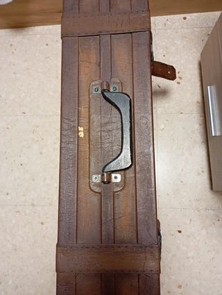 Maleta madera vintage decoración