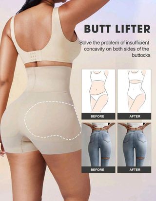 Faja moldeadora levanta glúteos beige
