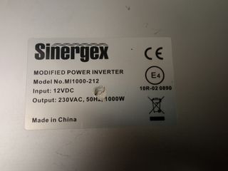 Inversor de corriente 12 a 220v