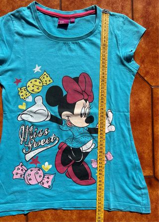 Tshirt Disney Minnie Mouse azzurra: 10/12 anni