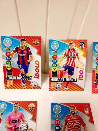 Cromos Adrenalyn XL ídolo 8 cartas