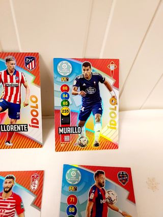 Cromos Adrenalyn XL ídolo 8 cartas