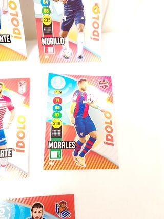 Cromos Adrenalyn XL ídolo 8 cartas