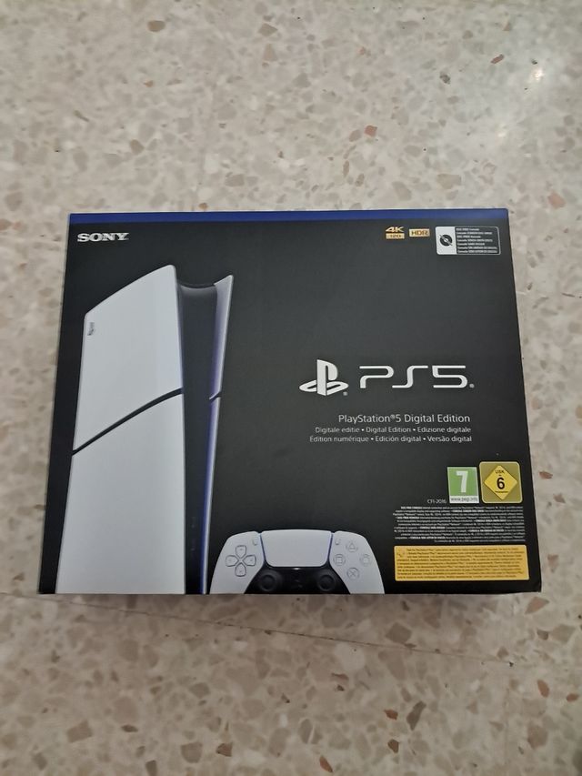 Caja PlayStation 5 .Digital Edition