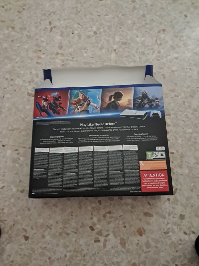 Caja PlayStation 5 .Digital Edition