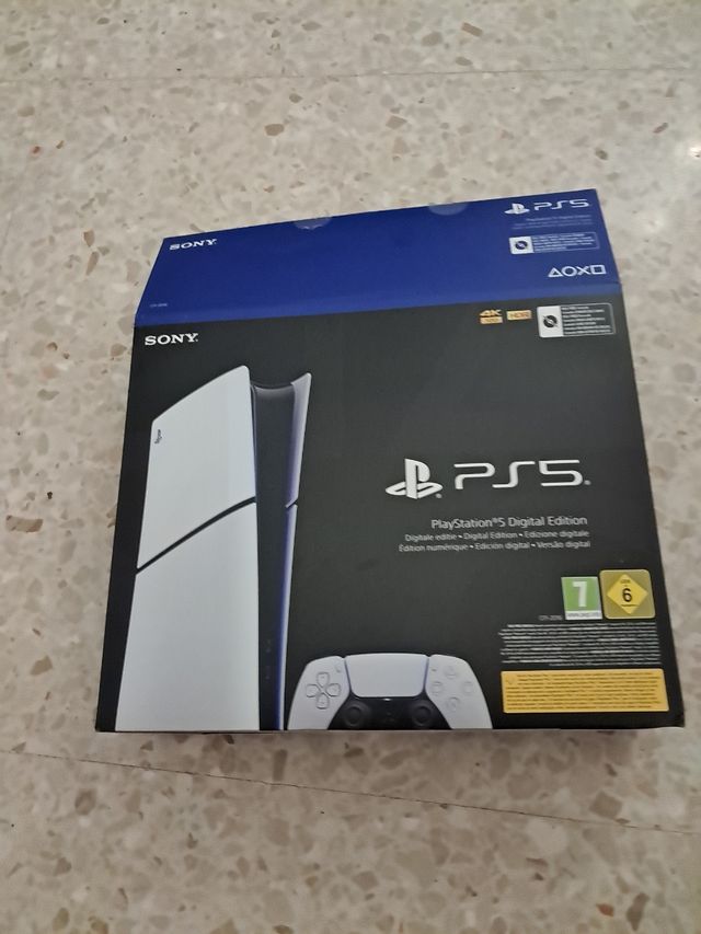 Caja PlayStation 5 .Digital Edition
