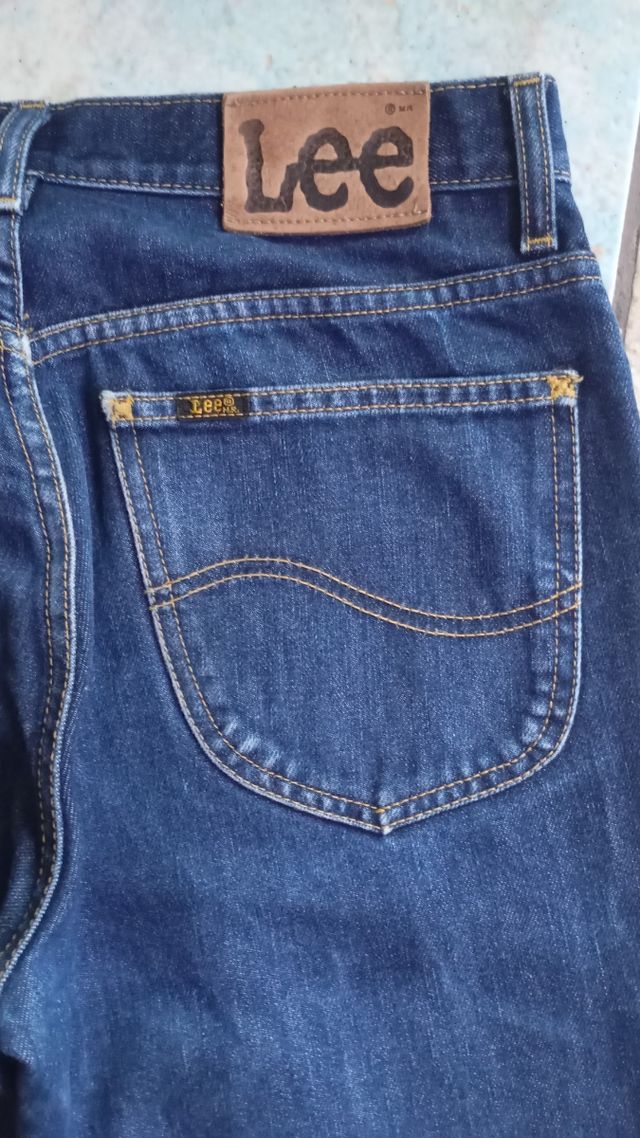 Jeans Lee blu, tg 7 (42-43)