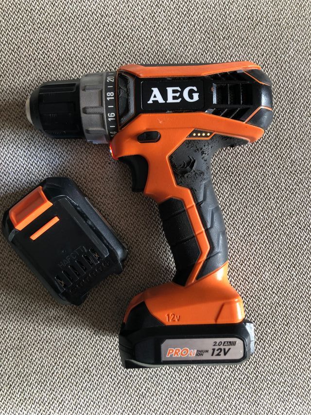 AEG aparafusadora berbequim a bateria 12v