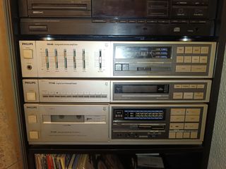 Equipo musical Philips vintage+VINILOS 