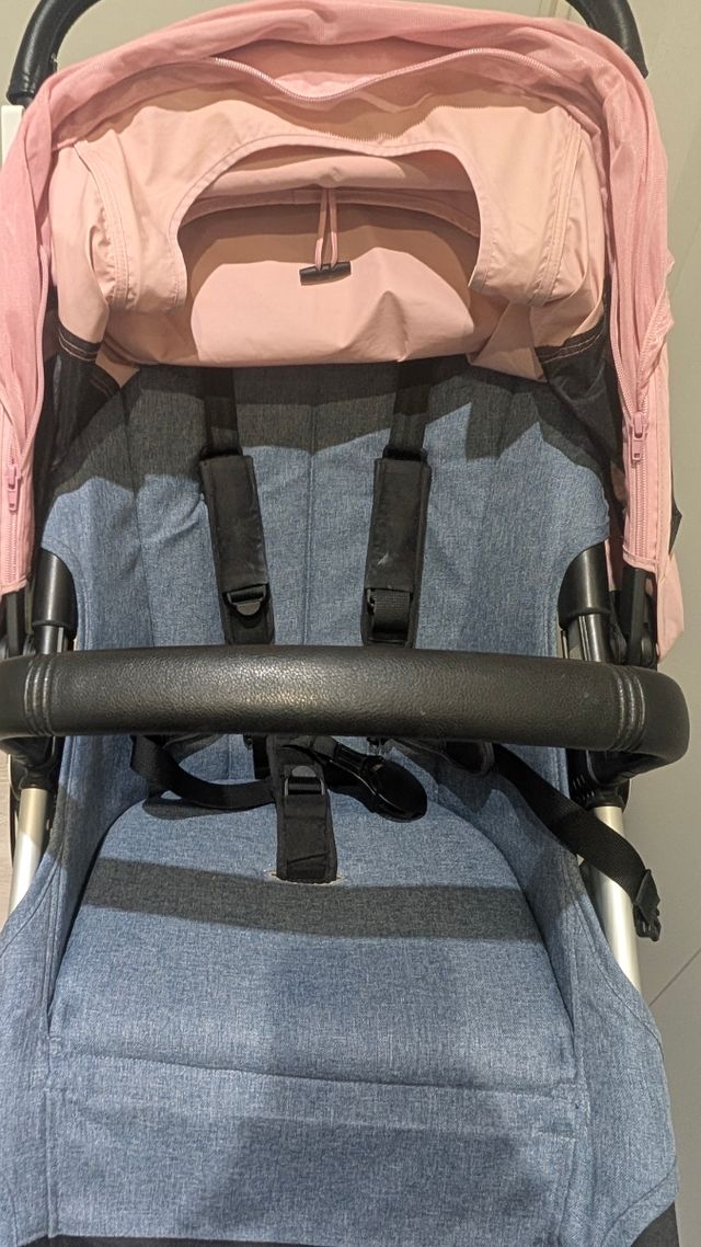 Capota ventilada Bugaboo rosa y colchoneta verano