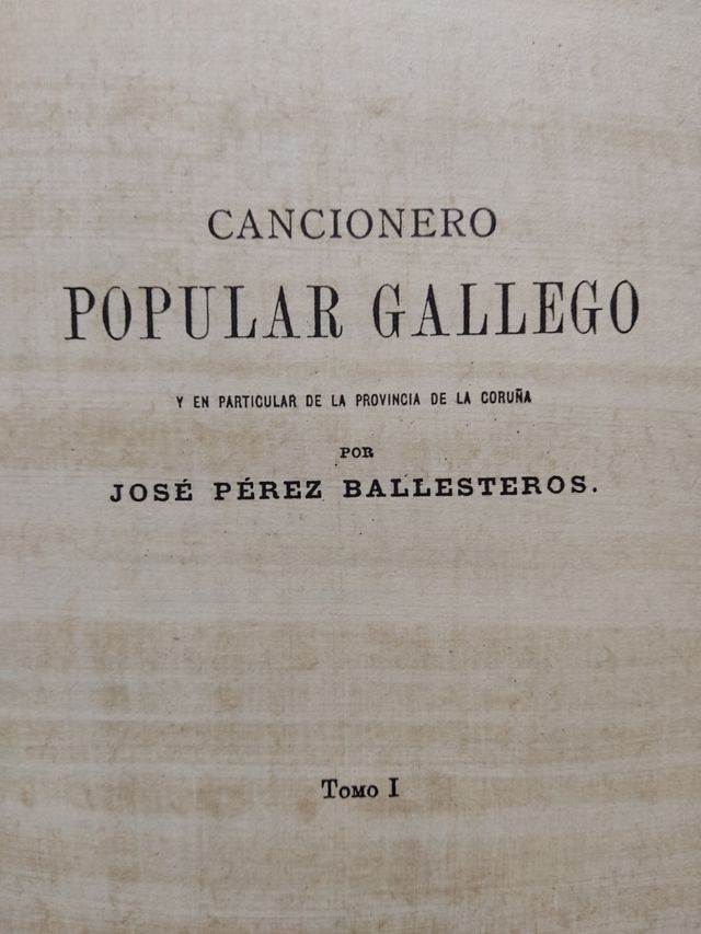 Tradiciones y personajes de Galicia Cancionero pop