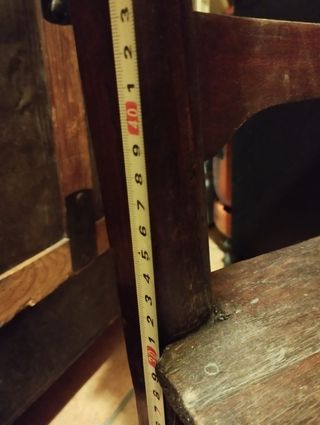 ¡Último precio! Silla antigua de rezar