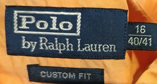 2 camisas hombre "Polo by Ralph Lauren". T. 16.
