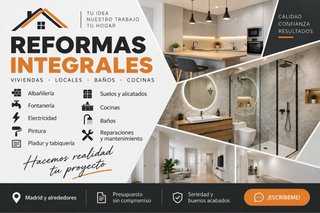 REFORMA INTEGRAL (cualquier trabajo)
