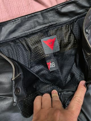 Pantalones moto piel Dainese 48