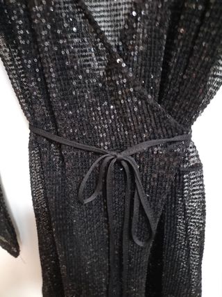 Vestito paillettes nero - elegante