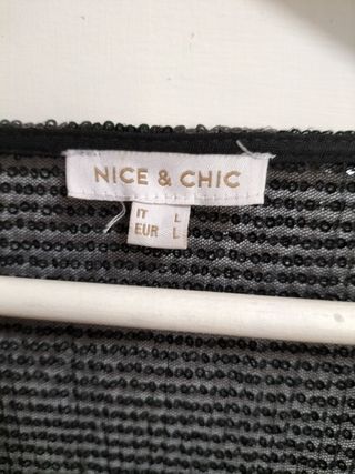 Vestito paillettes nero - elegante