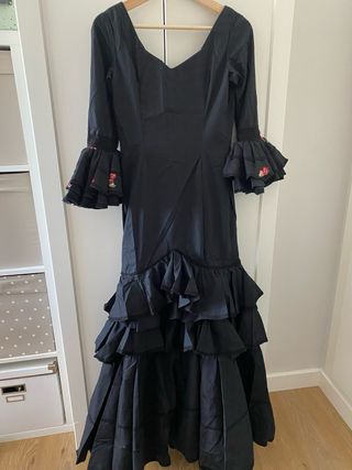 Traje Flamenca Negro - Talla XS-S