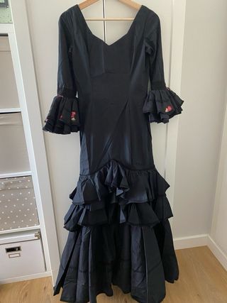 Traje Flamenca Negro - Talla XS-S