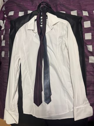 Camisa y dos corbatas