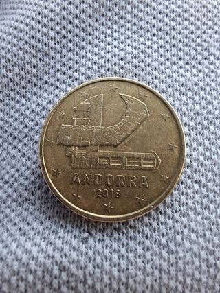 Moneda 50 céntimos Andorra