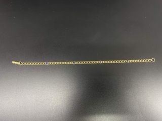 pulsera oro 18k con piedra con circonita